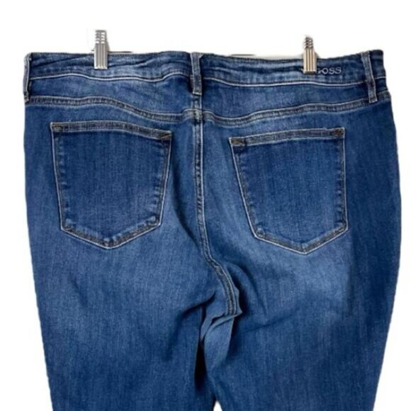 Vigoss Jeans Jagger Skinny Ankle Mid Rise Medium Wash Women’s Plus Size 18 - Picture 4 of 6